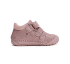 D.D.Step natuke kõrgema säärega nahast barefoot tossud, Pink- Süda 070
