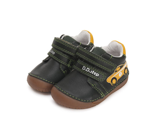 D.D.Step natuke kõrgema säärega nahast barefoot-tossud, emerald/sportauto 070