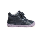 D.D.Step natuke kõrgema säärega nahast barefoot-tossud, royal blue 070
