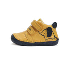 D.D.Step natuke kõrgema säärega nahast barefoot-tossud, yellow/londiste 070