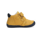 D.D.Step natuke kõrgema säärega nahast barefoot-tossud, yellow/londiste 070