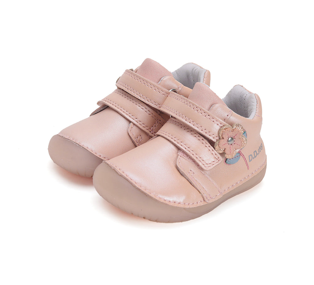 D.D.Step nahast barefoot-tossud, baby pink/õis 070