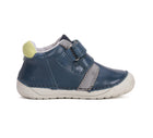 D.D.Step natuke kõrgema säärega nahast barefoot-tossud, royal blue/draakon 070