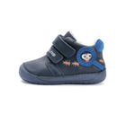 D.D.Step helendava talla ja embleemidega nahast tossud, royal blue/putukate uurija 070