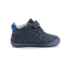 D.D.Step helendava talla ja embleemidega nahast tossud, royal blue/putukate uurija 070