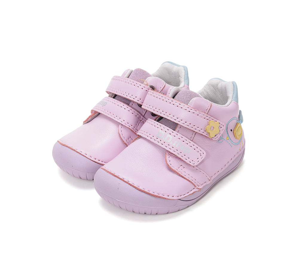 D.D.Step nahast tossud, daisy pink(lilla)/linnuke