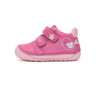 D.D.Step siledast nahast tossud, hot pink/linnuke