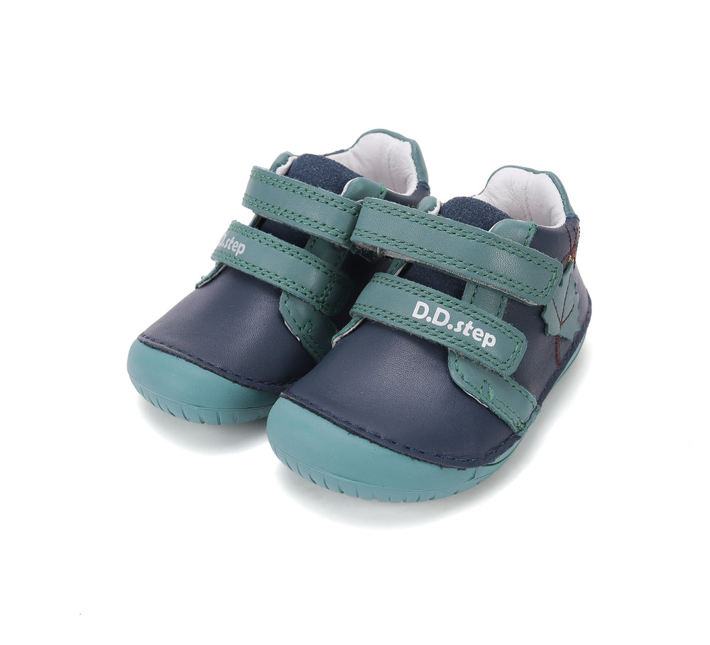 D.D.Step mardika ja lehekesega nahast tossud, royal blue