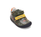 D.D.Step dinosaurustega nahast tossud, olive