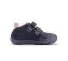 D.D.Step helendava talla ja embleemiga nahast tossud, royal blue/haldjas 073