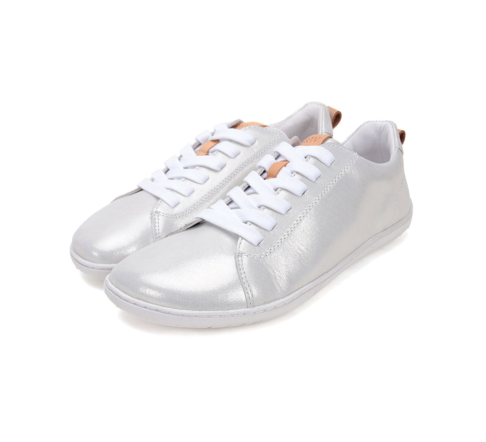 Stitch & Walk nahast vabaajajalanõud, silver