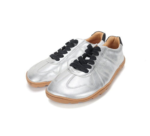Stitch & Walk nahast unisex vabaajajalanõud, silver