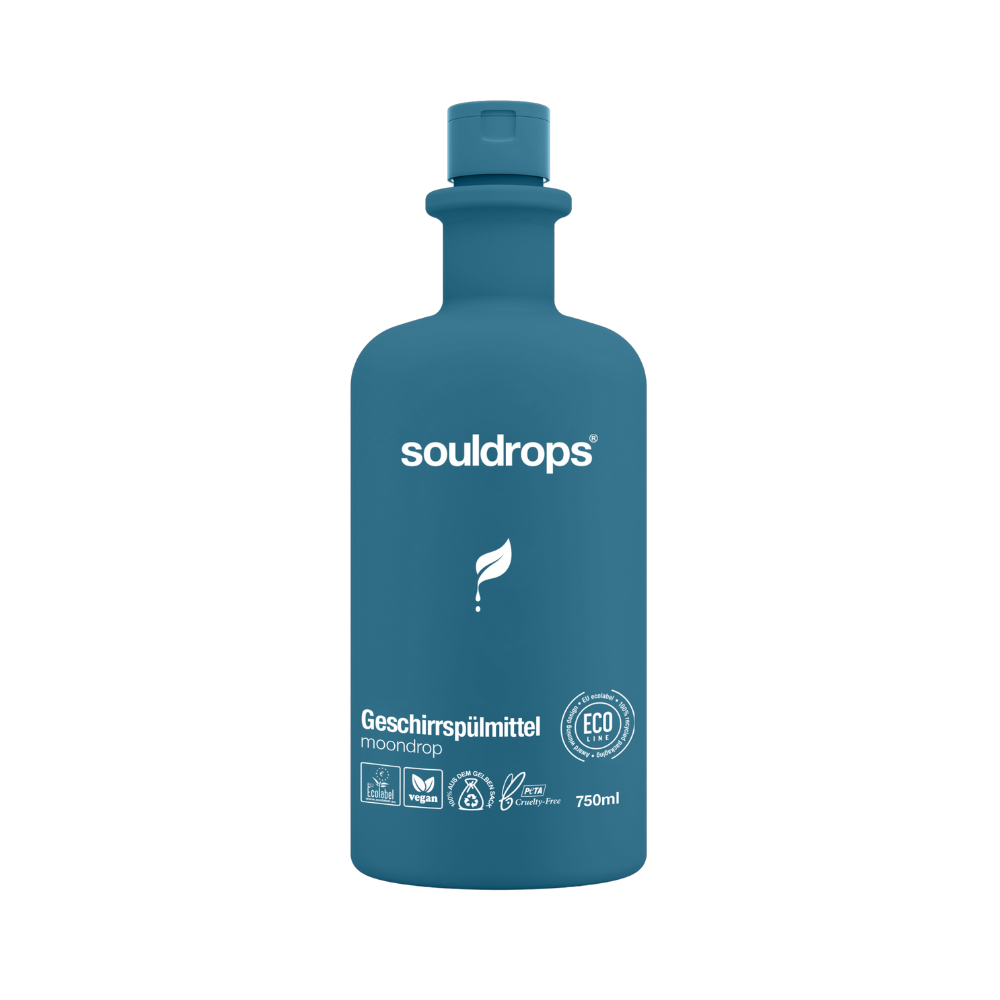 SOULDROPS biolagunev nõudepesuvahend õuna lõhnaga MOONDROP, 750ml