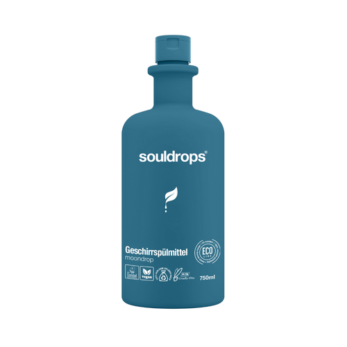 SOULDROPS biolagunev nõudepesuvahend õuna lõhnaga MOONDROP, 750ml