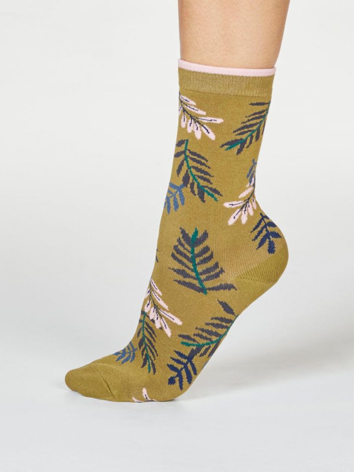 Thought Bambussokid, Mable Leaf- Herb Green