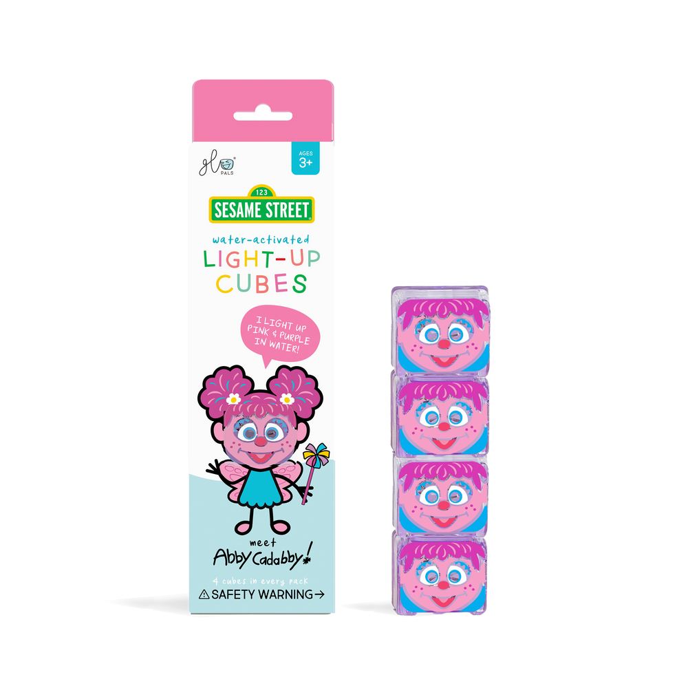 Glo Pals sensoorsed valguskuubikud vanni - Abby Cadabby