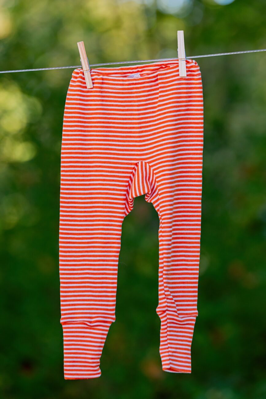 Cosilana püksid, oranzi triibuline