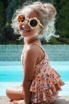 Konges Sløjd Junior Sunglasses Flower, banana crepe