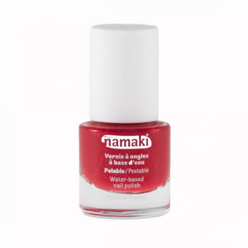 NAMAKI veebaasil mahakooritav küünelakk lastele, toon Morello Cherry 7,5 ml