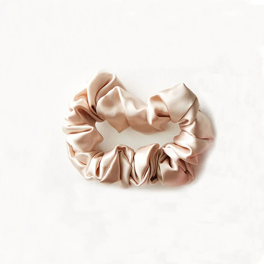 Ilks siidist juuksekumm L Size Beige