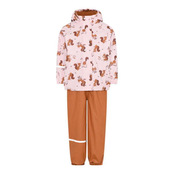 Celavi vihmakomplekt oravad sooja voodriga, amber brown