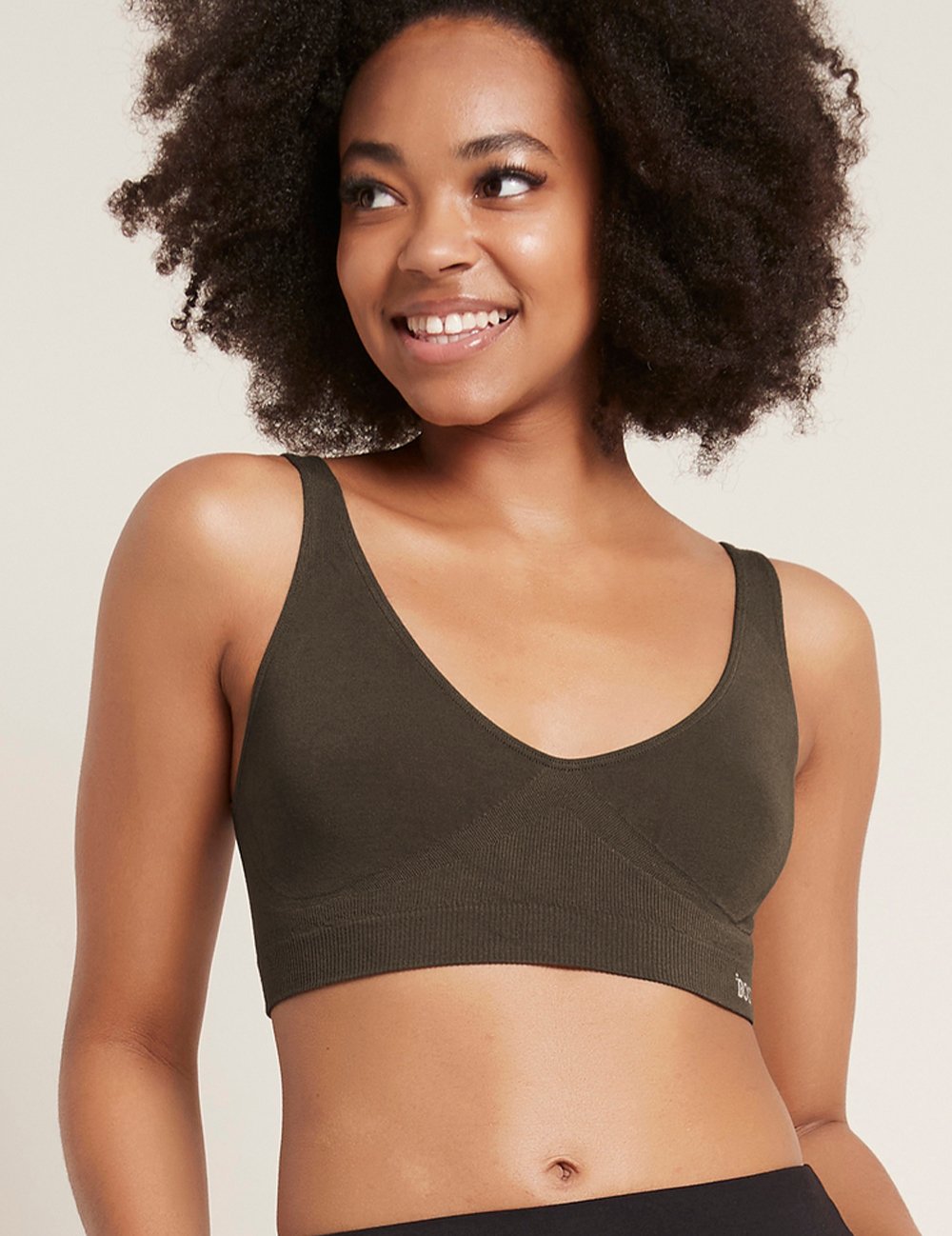 Boody rinnahoidja Shaper Crop Bra, dark olive