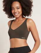 Boody rinnahoidja Shaper Crop Bra, dark olive