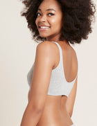 Boody rinnahoidja Shaper Crop Bra, light grey marle