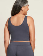Boody Shelf Bra Crop Top, storm