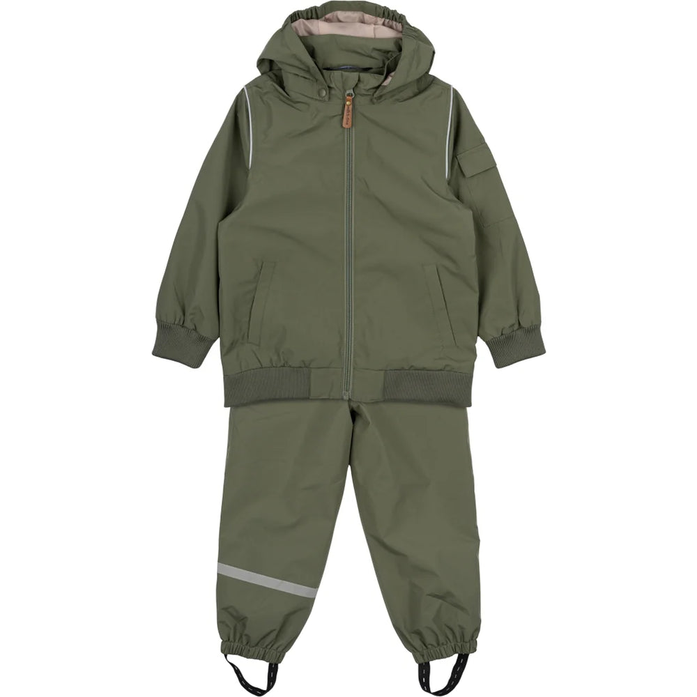 Mikk-Line õhuke shell komplekt, dusty olive