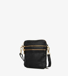 Treats Simone, pehmest naturaalsest nahast crossbody-kott - Black