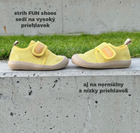 Milash võrktekstiilist tennised FUN, kollane