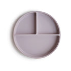 Mushie Silikoonist taldrik iminapaga- Soft Lilac