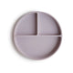Mushie Silikoonist taldrik iminapaga- Soft Lilac