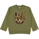 Wheat Sweatshirt Fox, terry