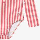 Wheat Margot pikkade varrukatega ujumistrikoo, red stripe flowers