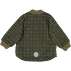 Wheat termojakk Loui baby, olive check