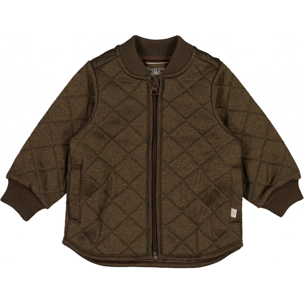 Wheat termojakk Loui baby, brown melange