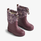Wheat  Drizzle sooja voodriga kummikud, purple tulips