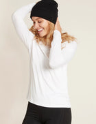 Boody unisex kootud bambusmüts, must