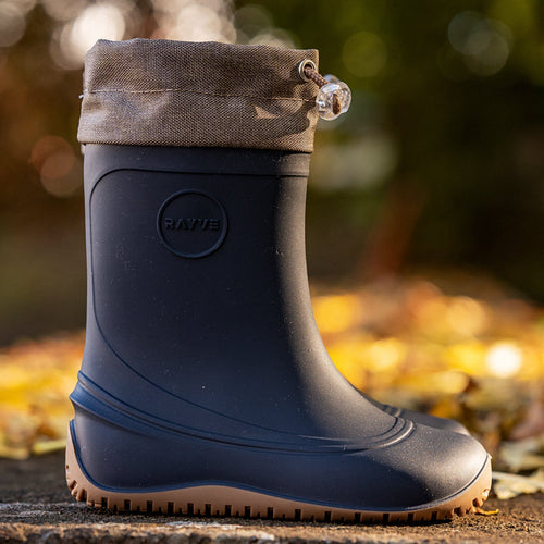 Rayve Monsoon Cover Winter sooja voodriga barefoot-kummikud, Dark Blue