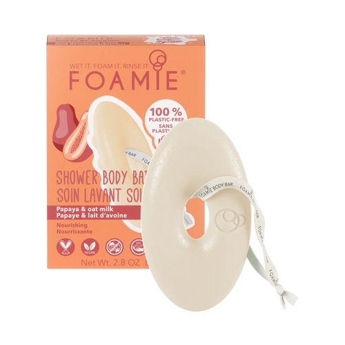 FOAMIE plastikuvaba rahustav ja toitev kehaseep kaerapiimaga, 80g
