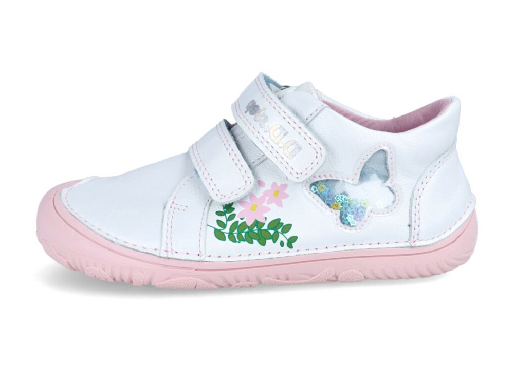D.D.Step nahast tossud, white/liblikas 073