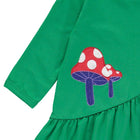 Fred's World Mushroom l/s dress baby, Earth green