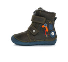 D.D.Step barefoot-saapad, khaki/traktor 063