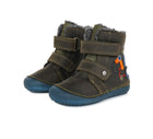 D.D.Step barefoot-saapad, khaki/traktor 063