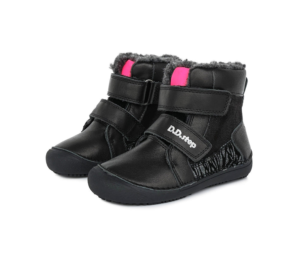 D.D.Step barefoot-saapad, black/winter 063