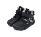 D.D.Step nahast barefoot-saapad, black/AW'24 063
