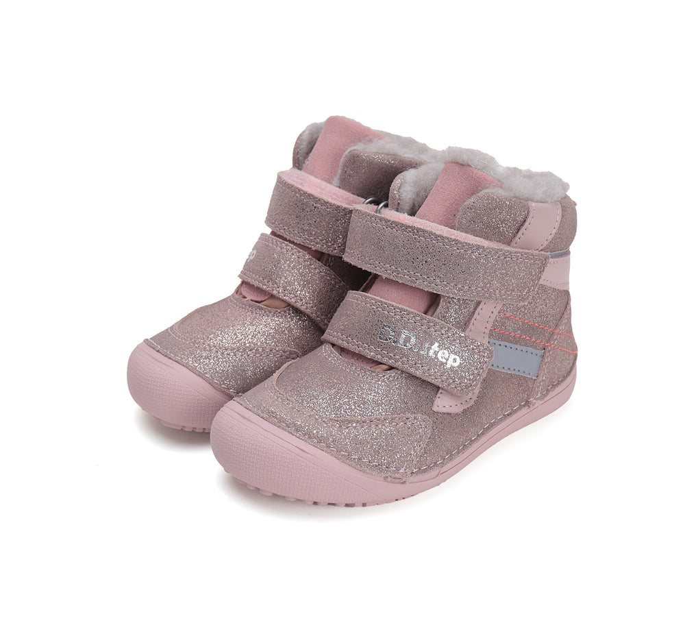 D.D.Step villase voodriga barefoot-saapad, champagne/AW'24 063