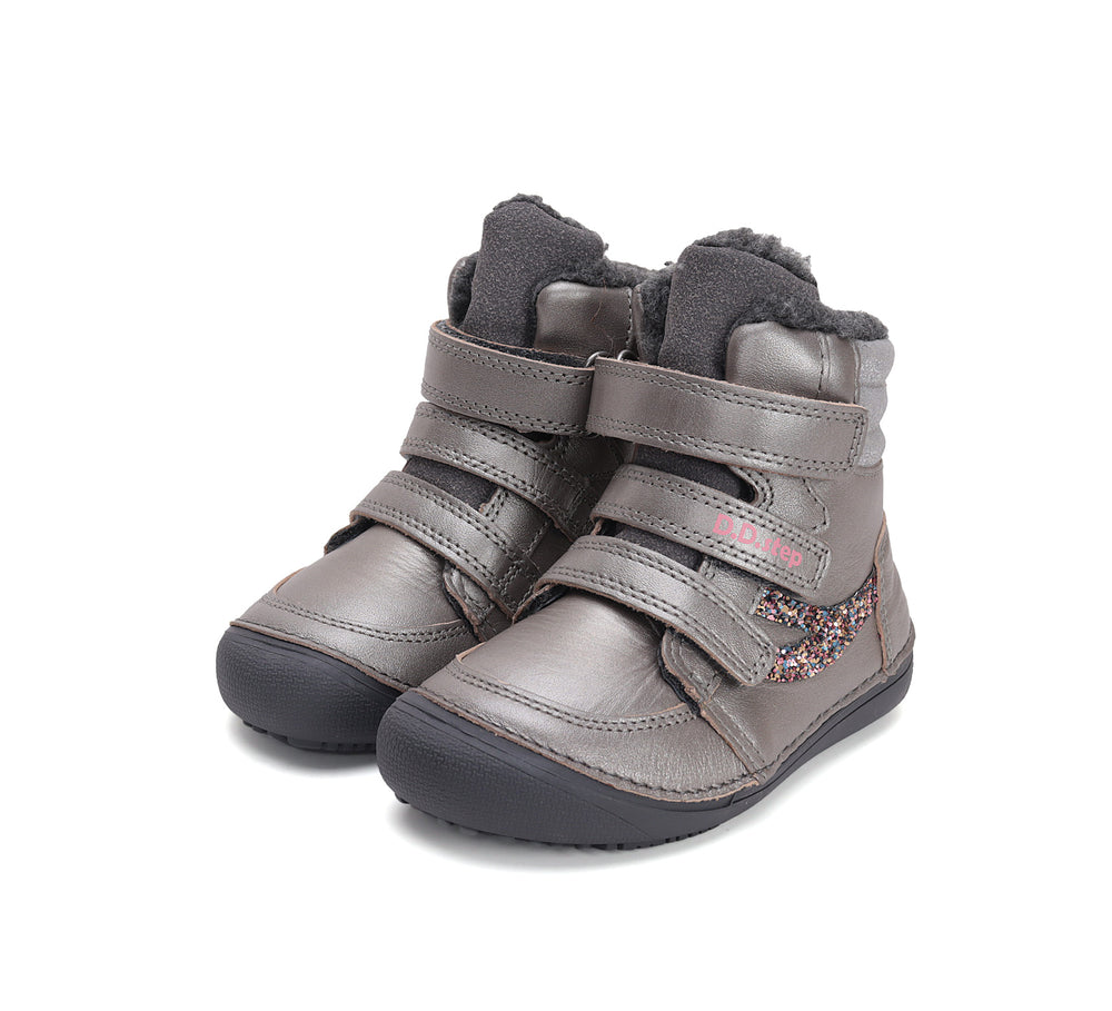 D.D.Step villase voodriga barefoot-saapad, dark grey/AW'24 063